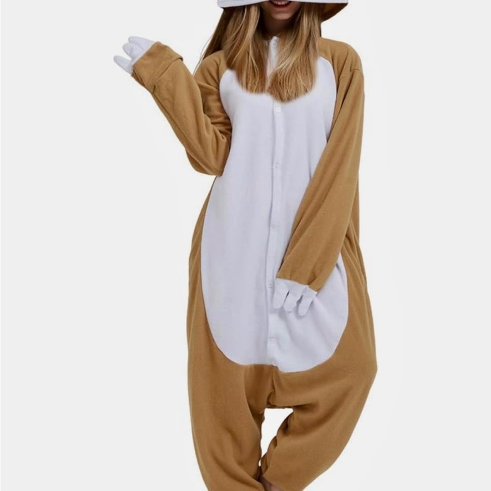 Cozy Brown and White Onesie